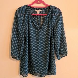 💲💲Boho Sheer Long-Sleeve Top